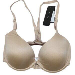 Natori Euphoria Underwire Front and Back Closure Womens Bra 30D NWT Cafe
